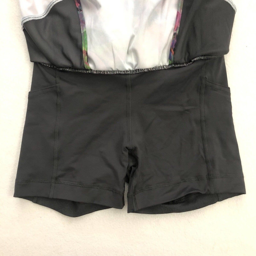 NWT Lululemon Vivid Floral Tone Multi Graphite Grey Hotty Hot HR Skirt 2 Long - Picture 5 of 7